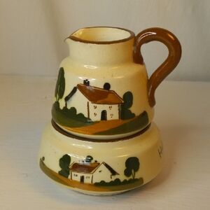 Vintage Cottagecore Cream and Sugar Set